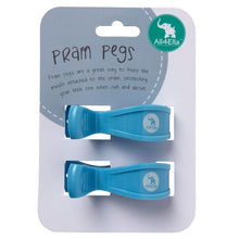 Load image into Gallery viewer, All4Ella Pram Pegs - 2 pack - Choose your colour
