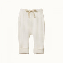 Load image into Gallery viewer, Nature Baby Pointelle Drawstring Pants - Natural
