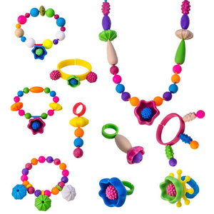 B. Pop-Arty - Snap Together Beads - 500 pieces