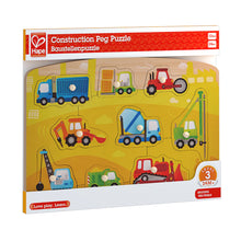 Load image into Gallery viewer, Hape Construction Peg Puzzle
