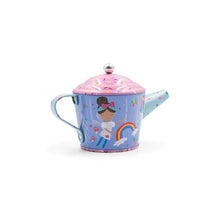 Load image into Gallery viewer, Floss &amp; Rock Tin Tea Set - Rainbow Fairy - 7 Piece

