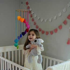 O.B Designs Falling In Love Baby Mobile - Rainbow