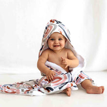 Load image into Gallery viewer, Snuggle Hunny Kids Rainbow Organic Hooded Baby Towel (Extra Large Size)
