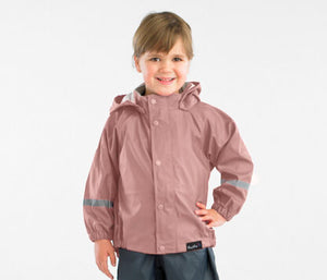 Mum2mum Rainwear Jacket - Dusty Pink - Size 1, 2, 3 years