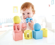 Load image into Gallery viewer, Hape Geometric Rattles - 9 piece
