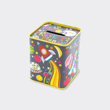 Load image into Gallery viewer, To the Moon Rocket Money Tin
