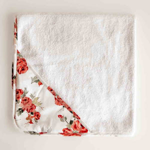 Snuggle Hunny Kids Rosebud Organic Hooded Baby Towel (Extra Large Size)
