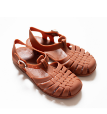 Classical Child Jelly Sandals - Rust