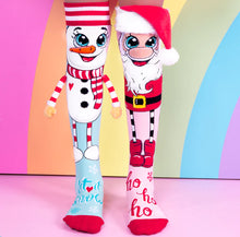Load image into Gallery viewer, Madmia Santa &amp; Snowman Socks - 3-5 years &amp; 6-99 years
