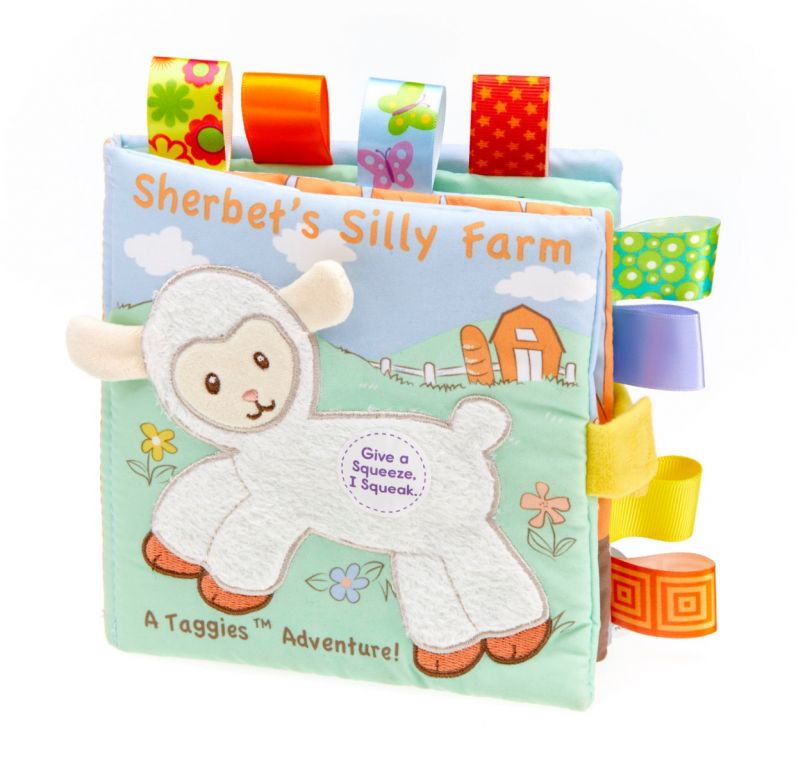 Taggies Soft Book - Sherbet's Silly Farm – Babylove Ltd