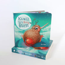 Load image into Gallery viewer, Kuwi The Kiwi Board Book - Kuwi&#39;s Very Shiny Bum
