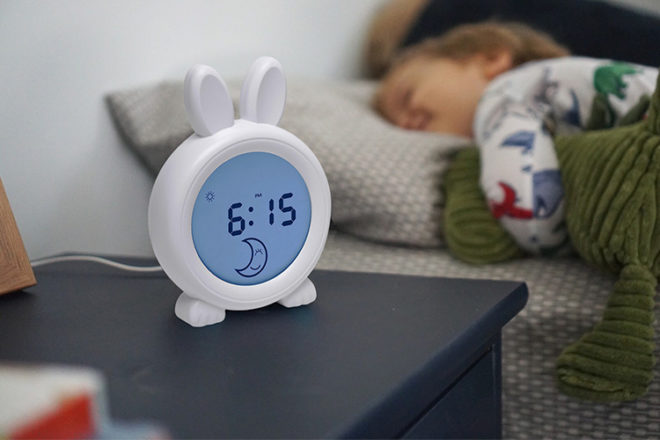 Oricom Sleep Trainer Bunny Clock - Sun for Day and Moon for Night
