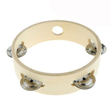 Load image into Gallery viewer, Natural Wooden Tambourine - 15cm
