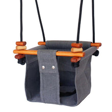 Load image into Gallery viewer, SOLVEJ Baby Toddler Swing - Smokey Grey
