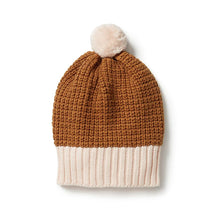 Load image into Gallery viewer, Wilson &amp; Frenchy Knitted Spliced Hat - Spice
