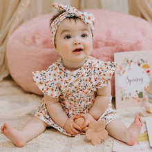 Load image into Gallery viewer, Snuggle Hunny Kids Spring Floral Organic Baby Dress
