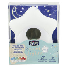 Load image into Gallery viewer, Chicco Star Nightlight &amp; Room Thermometer
