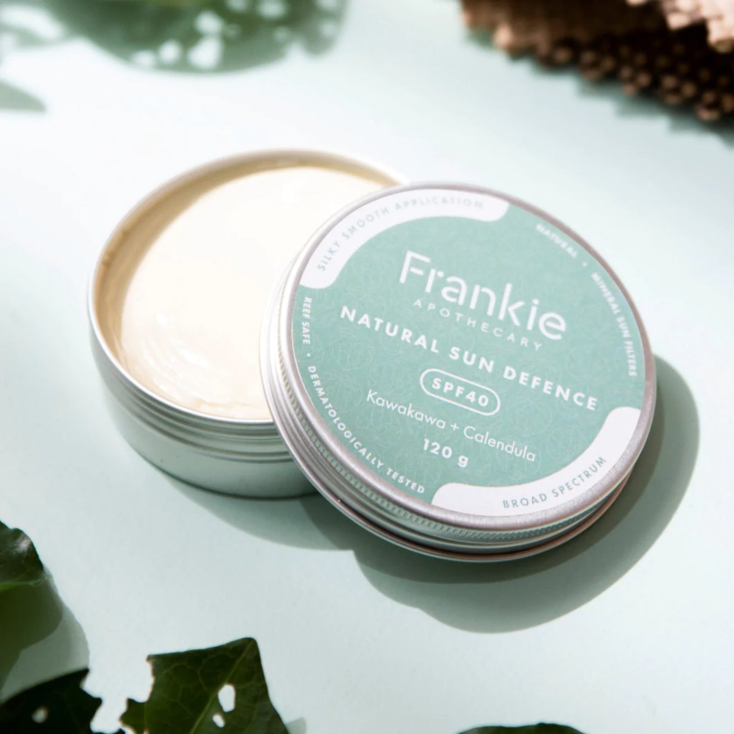 Frankie Apothecary Natural Sun Defence SPF40 - 75g or 120g