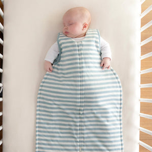 Woolbabe Duvet Weight Front Zip Sleeping Bag - Tide - Sizes 3-24 months & 2-4 years