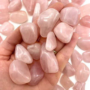 Rose Quartz Tumbled Stone For Unconditional Love & Happiness