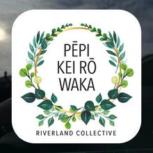 Load image into Gallery viewer, Riverland Collective Forest Foliage - Pēpi Kei Rō Waka Car Sticker
