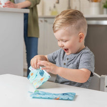 Load image into Gallery viewer, Bumkins Reusable Snack Bags - Small - 2 Pack - Rolling with the waves
