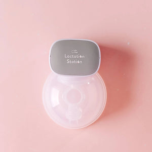 The Lactation Station Wearable Boobie Pump - Grey or Pink