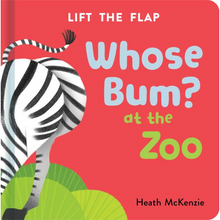 Load image into Gallery viewer, Whose Bum? At the Zoo - Lift the flap board book
