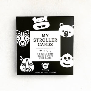 My Black & White Stroller Cards - Wild