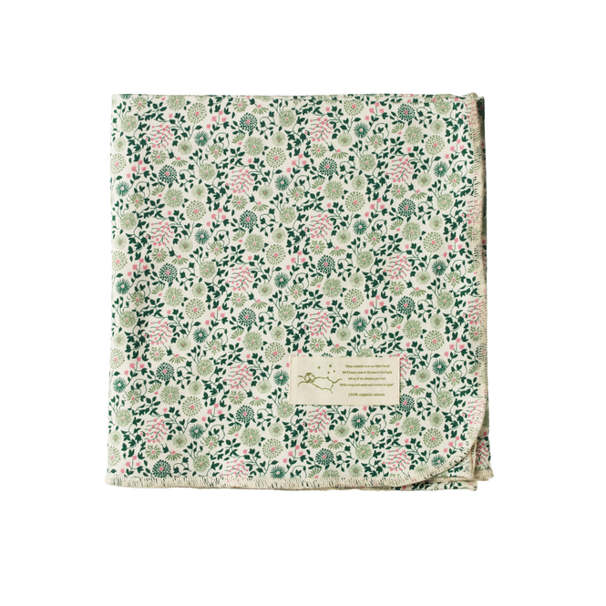 Nature Baby Cotton Wrap - Willow Print