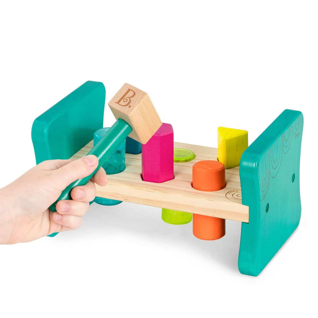 Battat Pound & Play Wooden Toy Bench