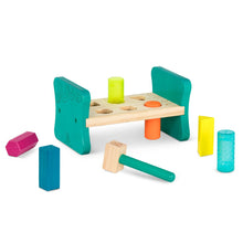 Load image into Gallery viewer, Battat Pound &amp; Play Wooden Toy Bench
