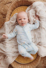 Load image into Gallery viewer, Child of Mine Organic Zipsuit - Whimsical Whale
